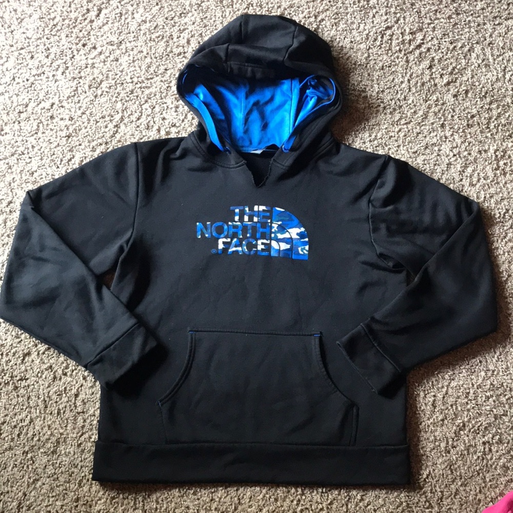 The North Face Black, Blue Men’s Hoodie Sweater
